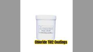 Poudre blanche de chlorure TiO2.