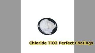 Poudre blanche de chlorure TiO2