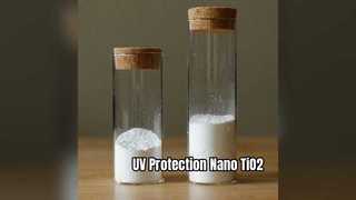 Protection UV hydrophile du dioxyde de titane nano