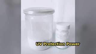 Protection UV au nanodioxyde de titane