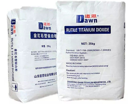 Dawn Titanium R-2195 Rutile TiO2 avec certificat d'essai de sécurité CPSIA, teneur en plomb non détectée et phtalates restreints non détectés