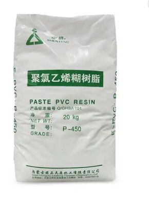 Pâte en PVC P450 de qualité émulsion Formosa avec une valeur de 65 K pour une excellente moussebilité et un faible poids moléculaire