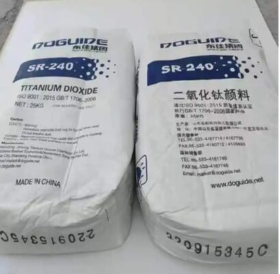 SR-240 Dioxyde de titane de type rutile à haute densité en vrac pour les applications de masterbatch