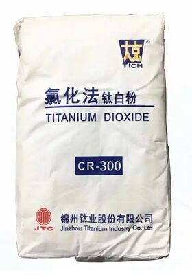CR-300 procédé de chlorure Dioxyde de titane Rutile avec stabilité UV Haute blancheur et pouvoir de dissimulation pour le papier