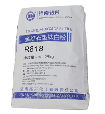 Bluestar Jinan Yuxing R868 Dioxyde de titane rutile à haute blancheur, résistance à la teinture élevée et faible absorption d'huile