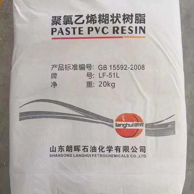 F51 K70 Résine de pâte en PVC à faible viscosité de la pâte et bonne stabilité thermique pour les applications industrielles