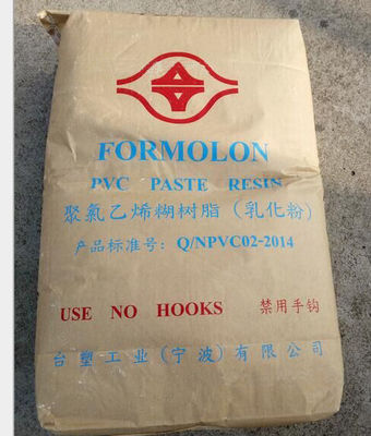 Formule PR-440 Résine de pâte en PVC de poids moléculaire moyen avec une viscosité faible à moyenne du plastiline et une excellente libération dans l'air