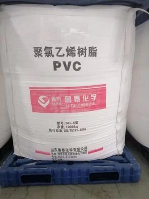 SG-5 Poudre de résine de PVC à faible teneur en matière volatile et à haute blancheur pour les matériaux à profilés en plastique