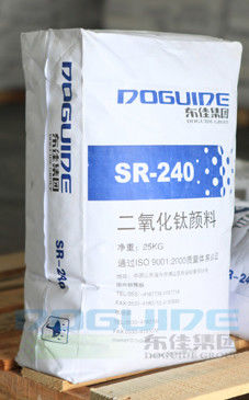 Processus en caoutchouc en plastique extérieur CAS 13463-67-7 de sulfate de colorant de dioxyde de titane de rutile