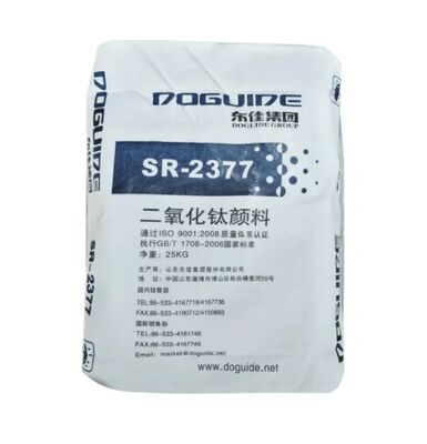 Dongjia SR-2377 Dioxyde de titane rutile avec revêtement inorganique Zr-Al pour une blancheur élevée et une application universelle