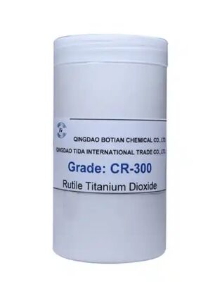 CR-300 procédé de chlorure Dioxyde de titane Rutile avec stabilité UV Haute blancheur et pouvoir de dissimulation pour le papier