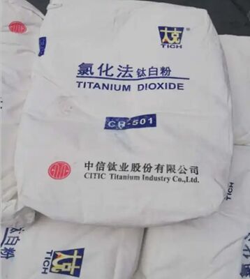 CR-501+ Dioxyde de titane rutile qualité procédé au chlorure TiO2 pour applications industrielles