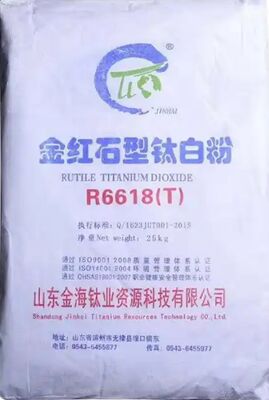 Dioxyde de titane revêtu de zirconium et d'aluminium R6618 Rutile de qualité universelle, de haute blancheur et d'excellente dispersibilité