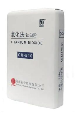 CR-510 Pigment de dioxyde de titane rutile de haute pureté avec une pureté rutile extrêmement élevée, une blancheur élevée et une teinte bleutée et une excellente dispersibilité