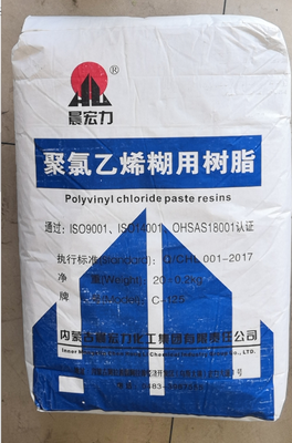 Résine de pâte de PVC Chenhongli C-125 de valeur K 74 avec blancheur ultra-haute et viscosité contrôlable moyenne pour des applications de haute qualité
