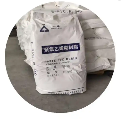 Junzheng P-440 résine de PVC de qualité pâteuse à faible teneur en volatiles et degré de polymérisation moyen