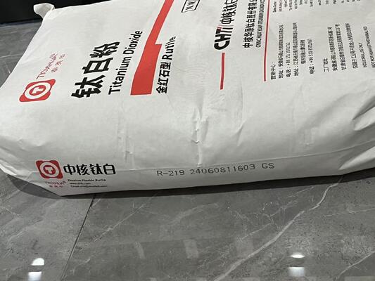 CNNC R-219 Pigment de dioxyde de titane rutile TiO2 avec une opacité élevée de 94 % de pureté et une résistance aux intempéries pour les profilés en PVC