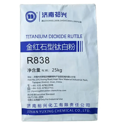 Bluestar Yuxing R838 Dioxyde de titane rutile avec revêtement silicium-aluminium Blancheur élevée et excellente dispersibilité
