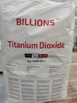 LB Group BILLIONS™ Dioxyde de titane rutile BLR-698 avec double revêtement Zr-Al, particules ultrafines et faible absorption d'huile pour une dispersion supérieure