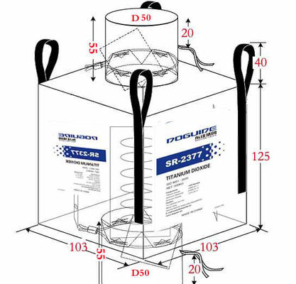 DOGUIDE GROUP SR-2377 Dioxyde de titane rutile avec revêtement inorganique Zr-Al pour une excellente dispersibilité dans l'eau et une blancheur ≥ 97,0 en poudre sèche
