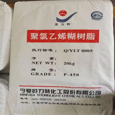 Catégorie écumante blanche de l'émulsion P-450 K65 de PVC de Resina de poudre bonne