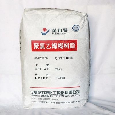 Catégorie écumante blanche de l'émulsion P-450 K65 de PVC de Resina de poudre bonne