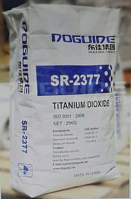 Type dioxyde de titane CAS 13463-67-7 de rutile de Doguide SR-2377 pour le plastique