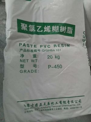 Le polychlorure de vinyle d'émulsion de Junzheng P-450 collent la résine Cas 9002-86-2