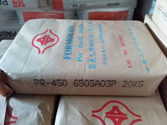 Résine PR-450 de PVC de Formose pour la catégorie écumante de K-valeur du papier peint 65