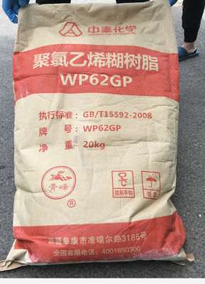 Zhongtai WP62GP résine PVC de qualité pâteuse à faible degré de polymérisation, faibles impuretés et bonne stabilité de dispersion