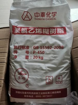 Produits écumants de matière première de catégorie de pâte de résine de PVC de Zhongtai P450
