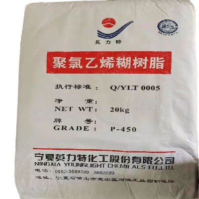Catégorie écumante blanche de l'émulsion P-450 K65 de PVC de Resina de poudre bonne