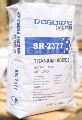 SR-2377 Doguide Titanium Dioxide Tio2 Rutile avec une teneur en TIO2 de 93,0% et une teneur en Rutile de 97,0%