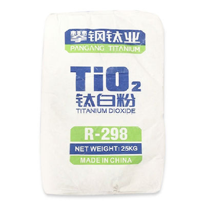 Groupe Pangang R-298 Dioxyde de titane rutile à teneur en TiO2 de 95,1% Excellente dispersibilité et faible teneur en volatiles