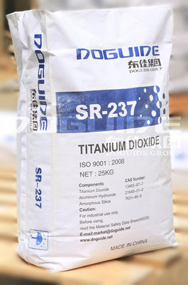Dongjia SR-237 Pigment de dioxyde de titane rutile recouvert de silicium et d'aluminium avec une résistance aux intempéries élevée et une excellente dispersion