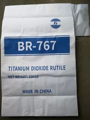 Dioxyde de titane rutile BR-767 avec revêtement de surface inorganique Si/Al et traitement de surface organique pour applications universelles